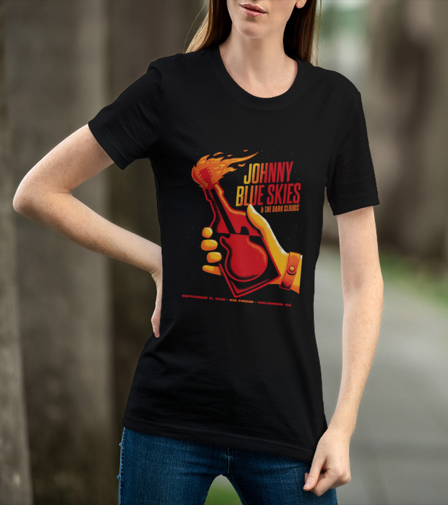 Johnny Blue Skies Inglewood CA 2026 The Dark Shadows Live At Kia Forum September 11 T-Shirt