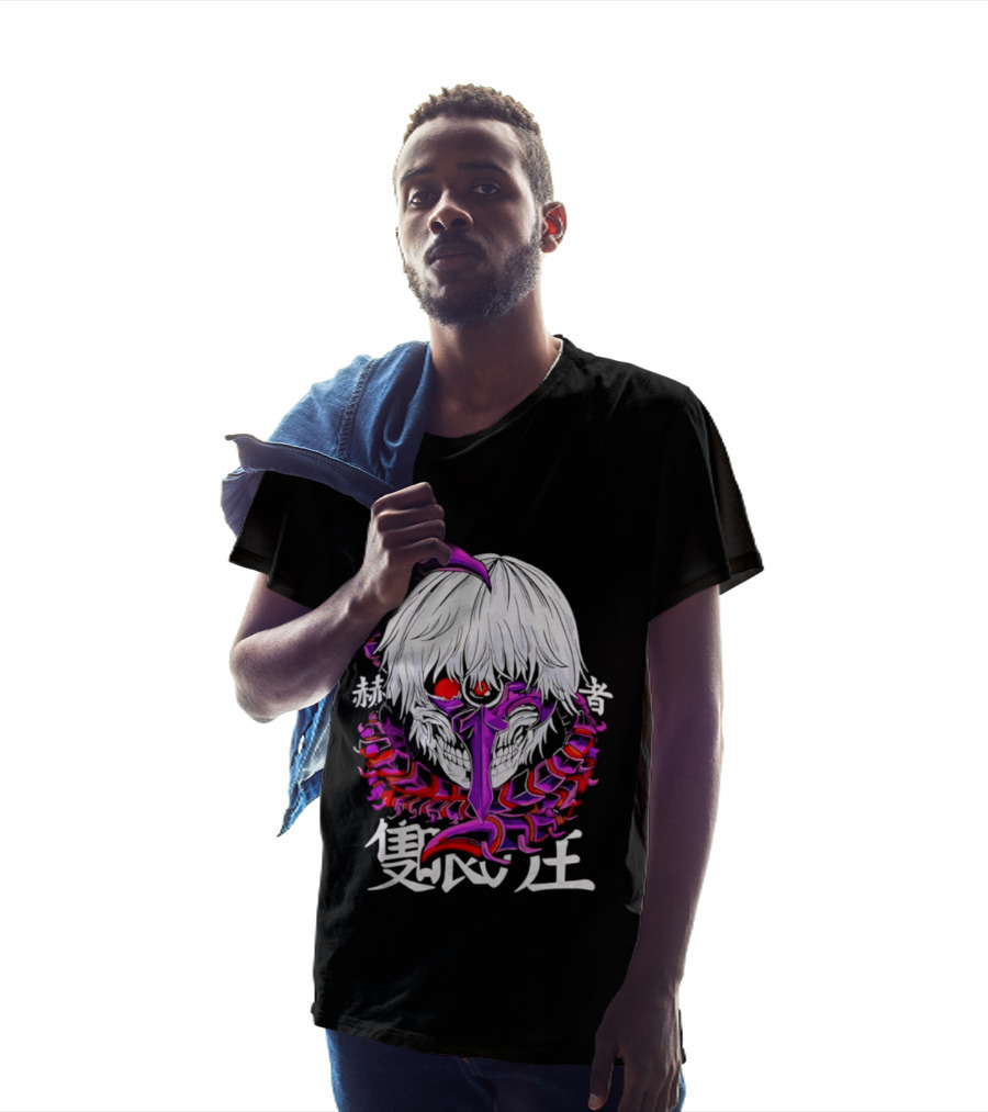 Tokyo Kaneki Kakuja Mask Heroic Stance T-Shirt