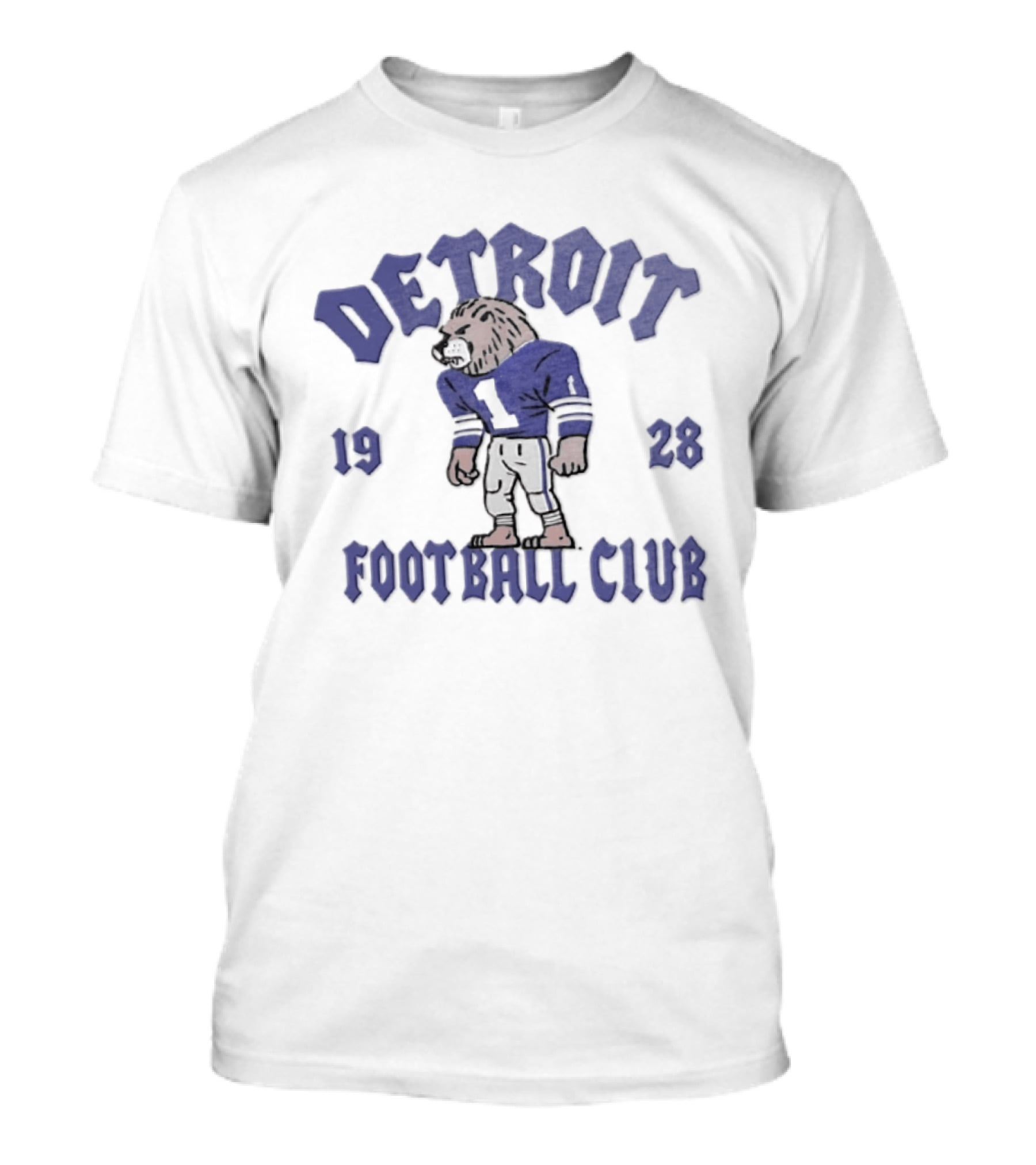 Detroit Lions 1928 Football Club Vintage Lion Sports T-Shirt