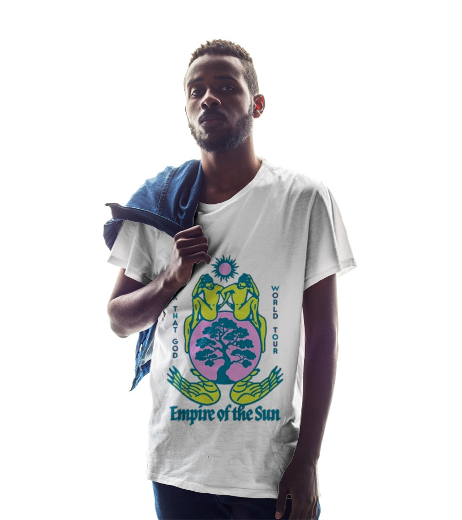 Empire Of The Sun Ask That God Hand World Tour Tree T-Shirt