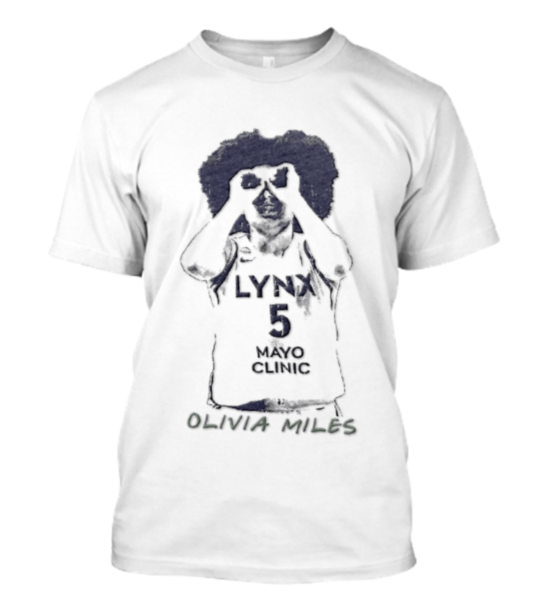 Olivia Miles Minnesota Lynx Basketball Making Goggles Gesture T-Shirt