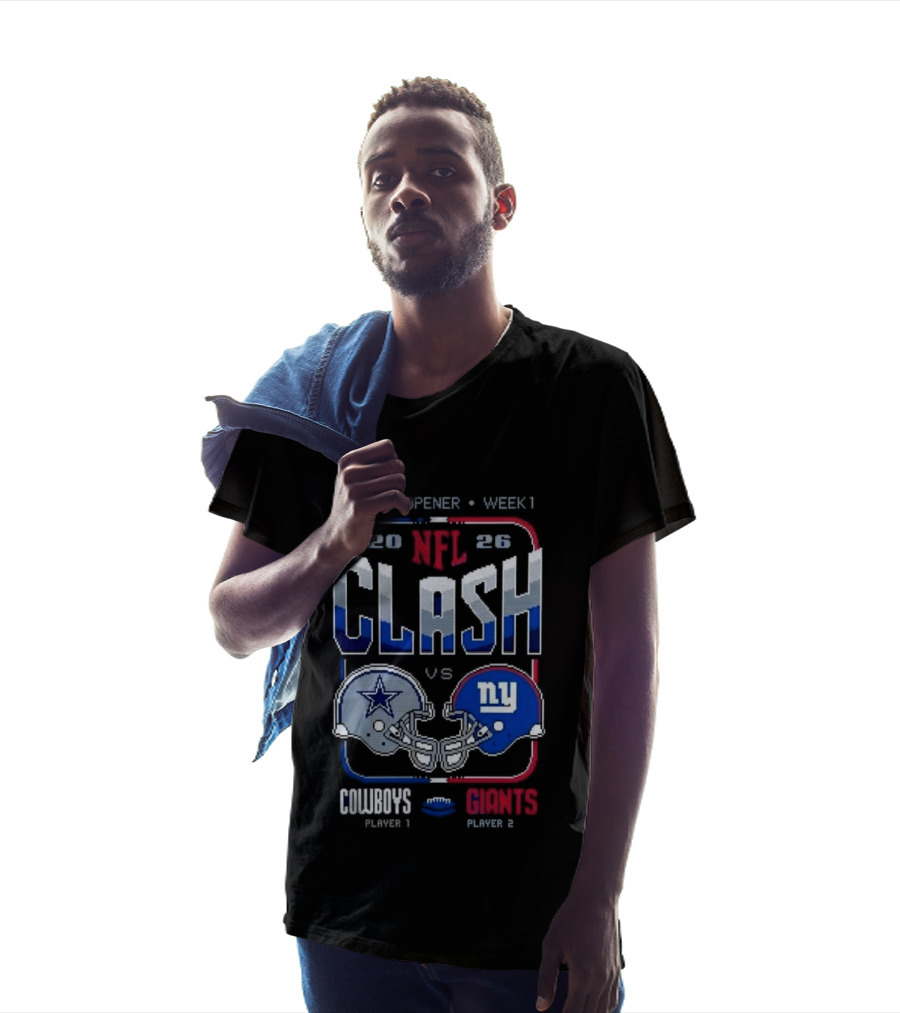 NFL Clash 2026 Cowboys Vs Giants Season Opener Week 1 Matchup T-Shirt