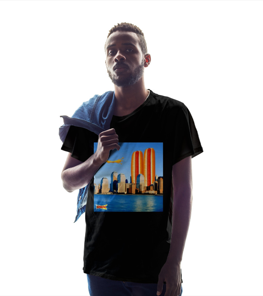 Snoc Hot Dog Twin Towers New York City 911 Event T-Shirt