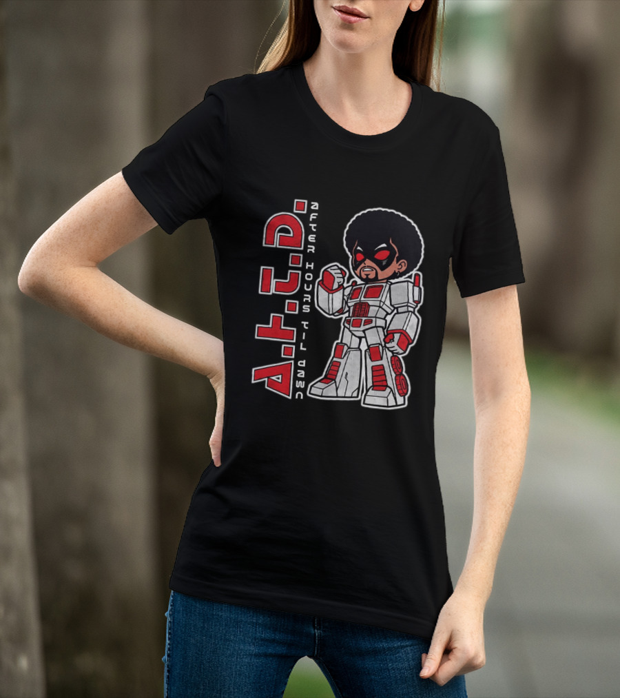 The Weeknd A.F.T.D. After Hours Til Dawn 2026 Asia Tour Tokyo Japan Gundam Pop Up T-Shirt