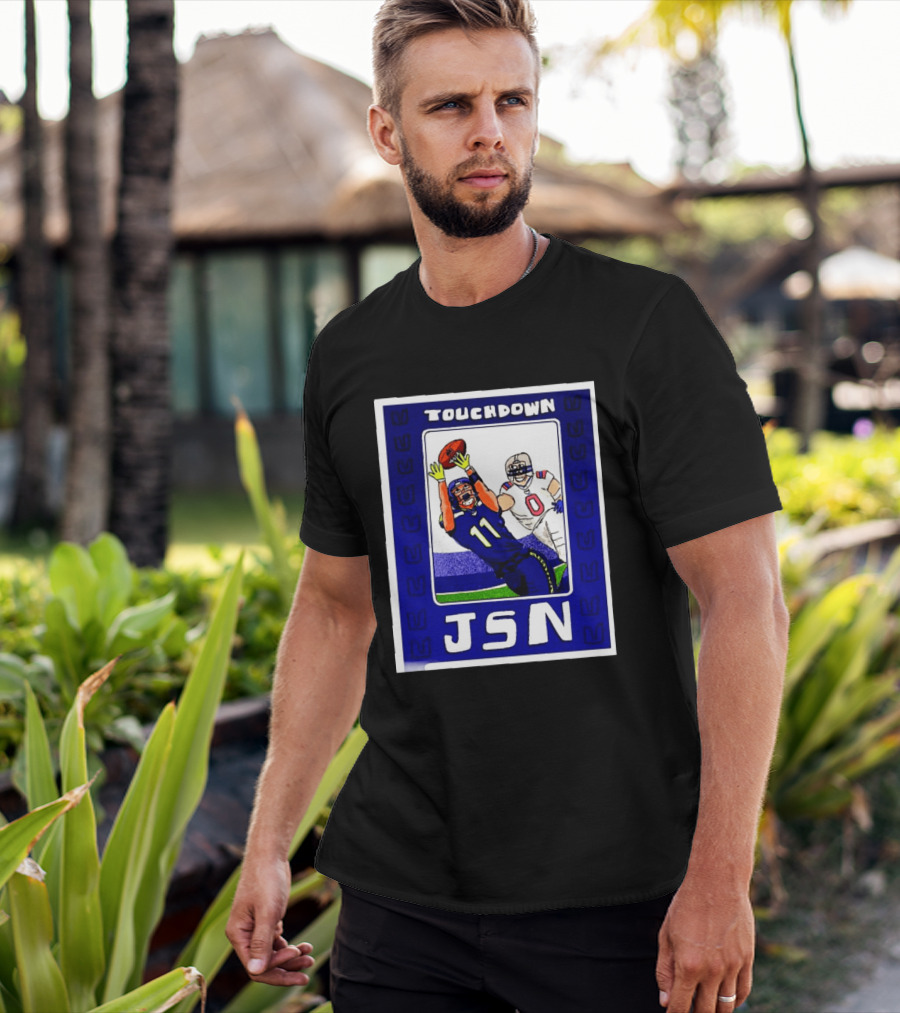 Touchdown JSN Jackson Smith Njigba Seattle Football Catch 11 T-Shirt