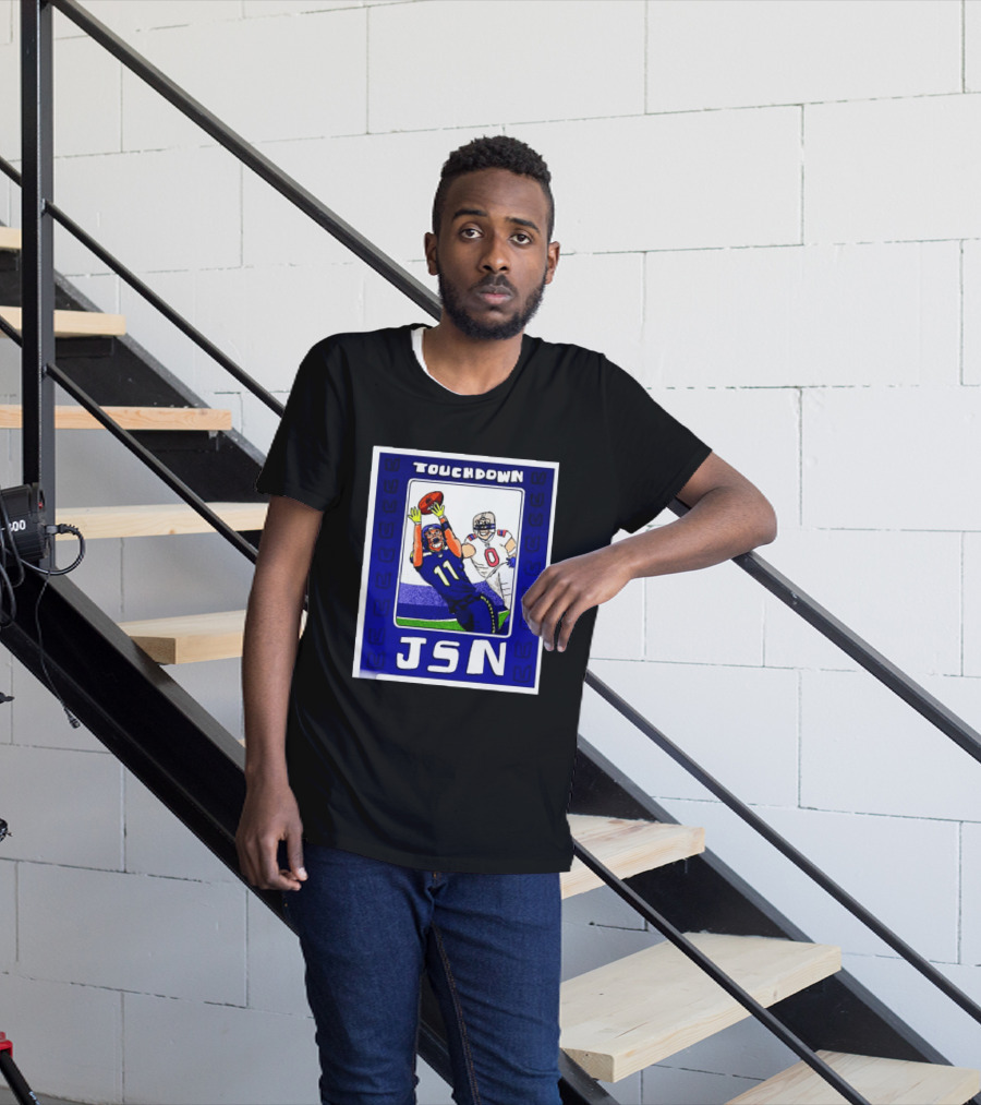 Touchdown JSN Jackson Smith Njigba Seattle Football Catch 11 T-Shirt