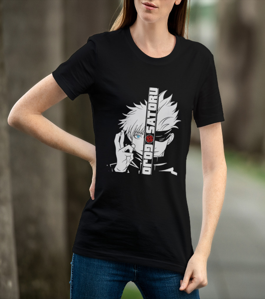Satoru Gojo Mirror Six Eyes Limitless Jujutsu Kaisen Anime Fan T-Shirt