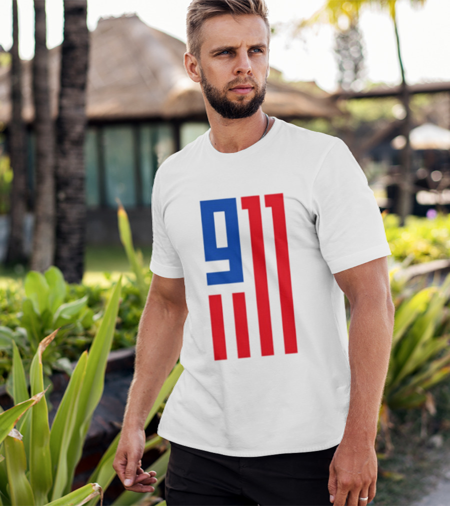 9/11 American Flag USA Patriotic September 11 T-Shirt