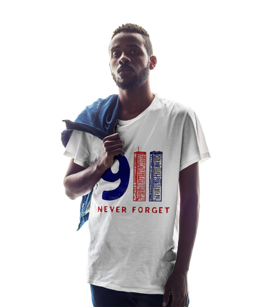 9/11 Never Forget Twin Towers American Patriotism T-Shirt