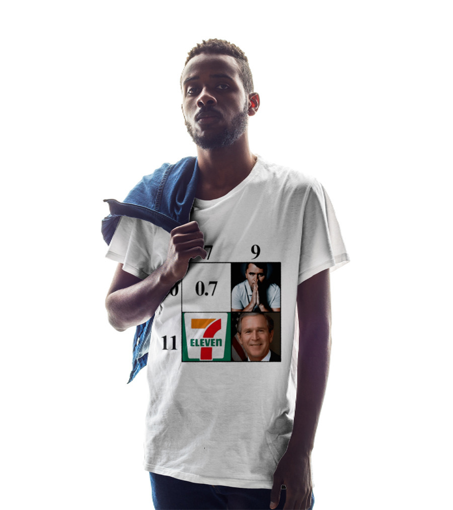 7 Eleven 07 George W. Bush Charlie Kirk Punnett Square 9 10 11 T-Shirt