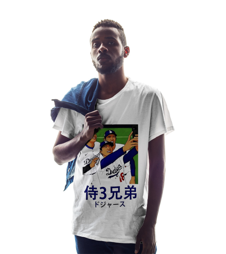 Ohtani Yamamoto Sasaki Dodgers Samurai 3 Brothers T-Shirt