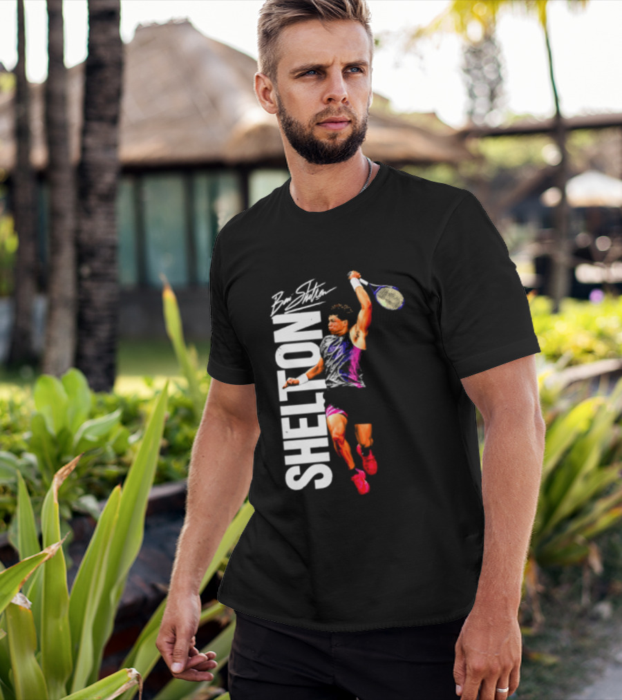 Ben Shelton Tennis Player Signature Art 2026 T-Shirt