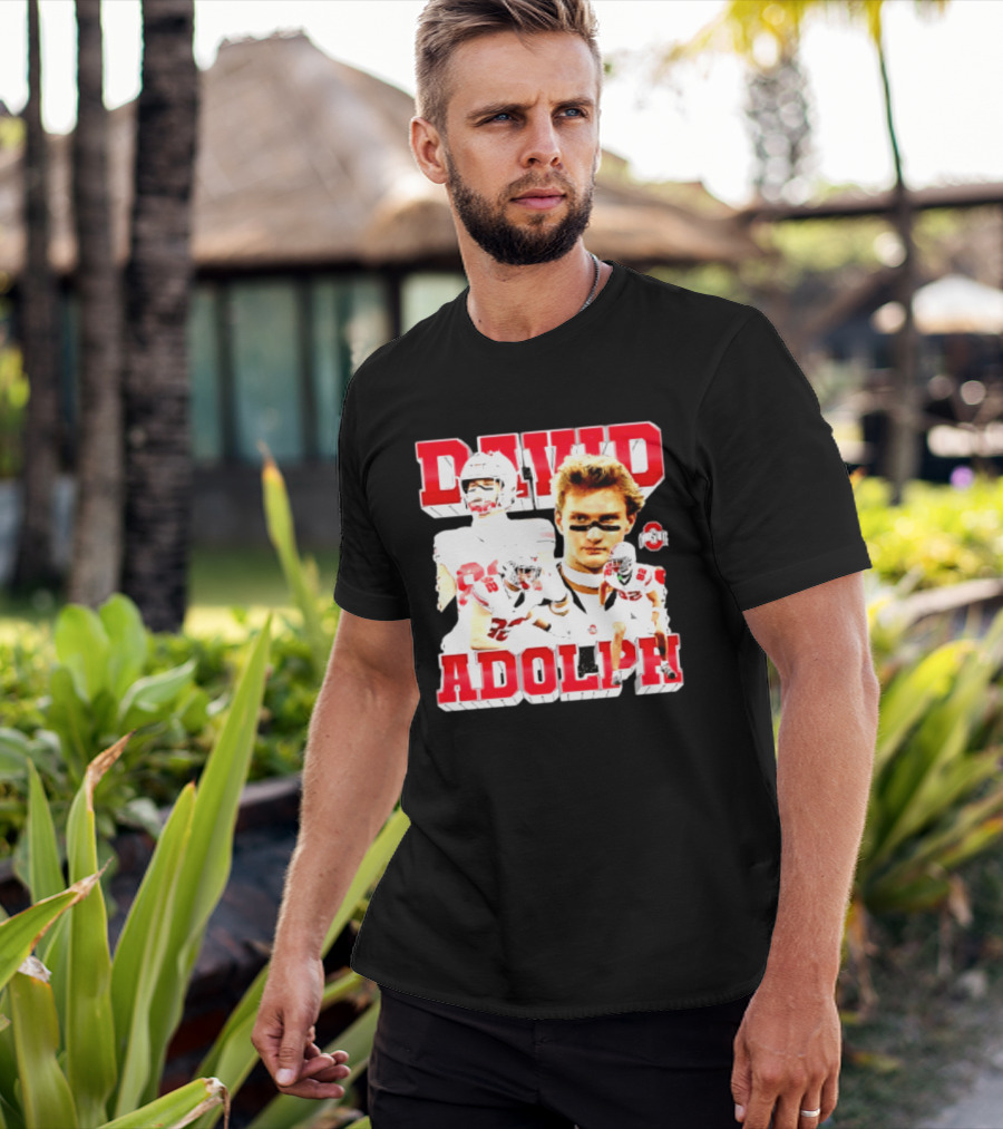 David Adolph 82 Ohio State Buckeyes NCAA Player Highlights T-Shirt