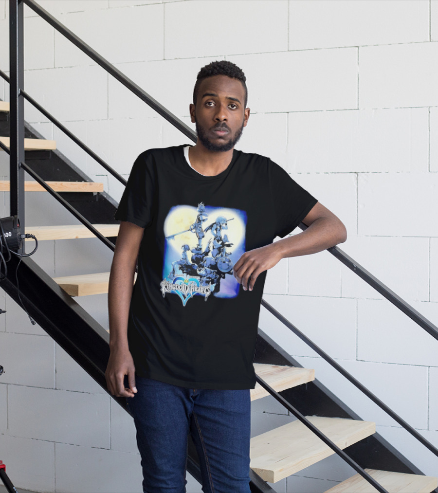 Kingdom Hearts Legends SquareSoft Sora Keyblade Moonlight T-Shirt