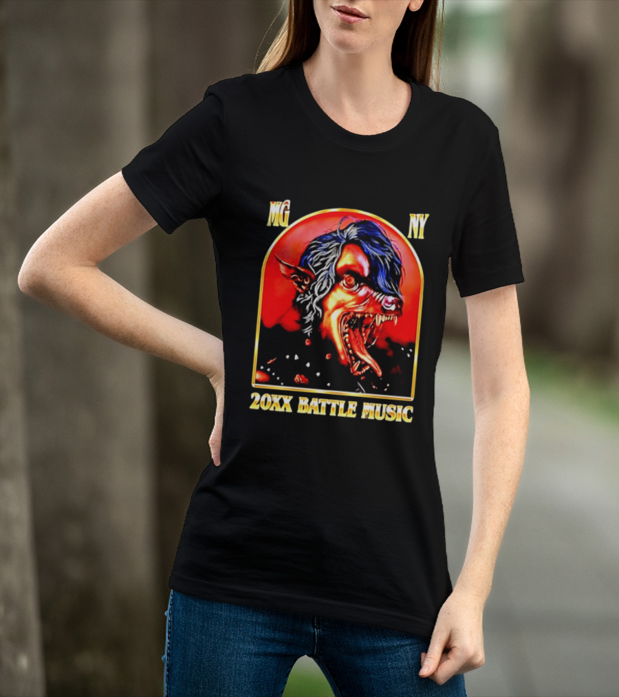 MG NY 20XX Battle Music Machine Gun Kelly Werewolf T-Shirt