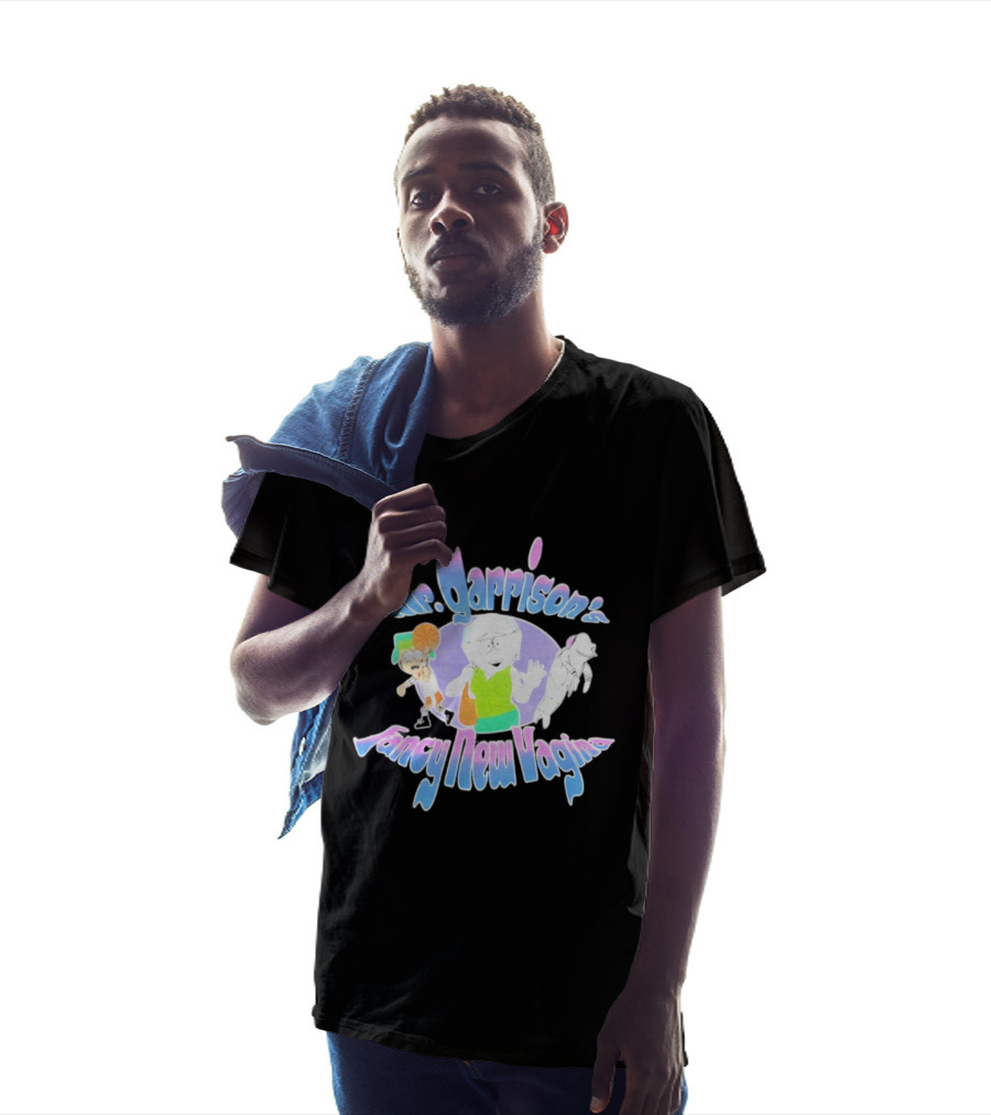 Mr Garrison's Fancy New Vagina South Park Basketball Cartoon Characters T-Shirt
