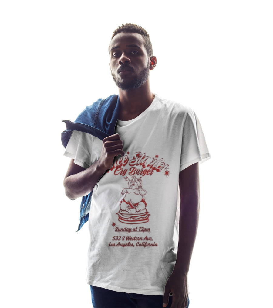 Vince Staples Cry Burger 2023 Sunday Event Los Angeles Alhambra Place T-Shirt