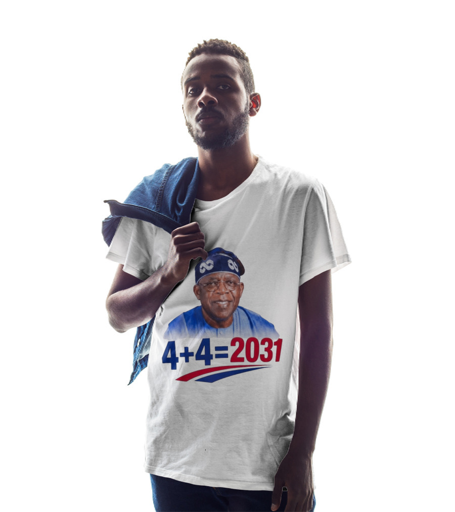 Bola Ahmed Tinubu 4 + 4 Equals 2031 T-Shirt