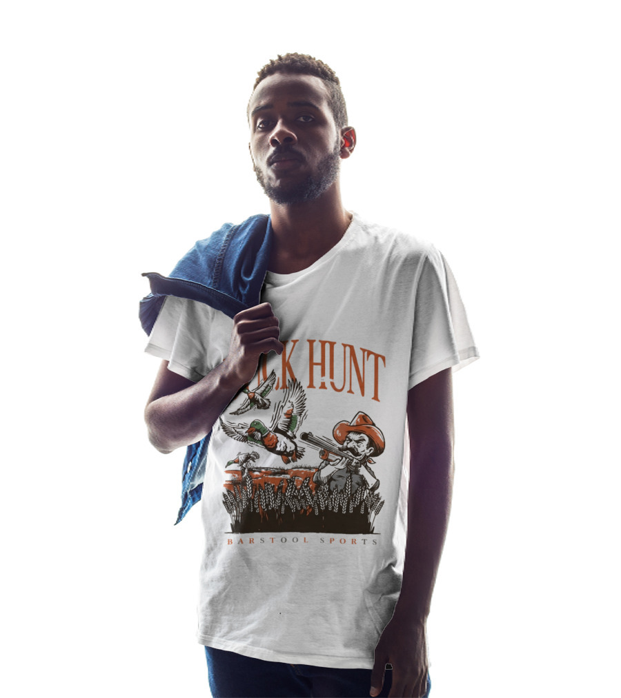 Duck Hunt Cowboy Oklahoma Cowboys Oregon Ducks Barstool Sports T-Shirt
