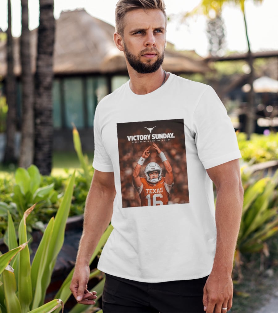 Victory Sunday Texas Defeats Ohio State 24 23 Longhorns Football Win T-Shirt