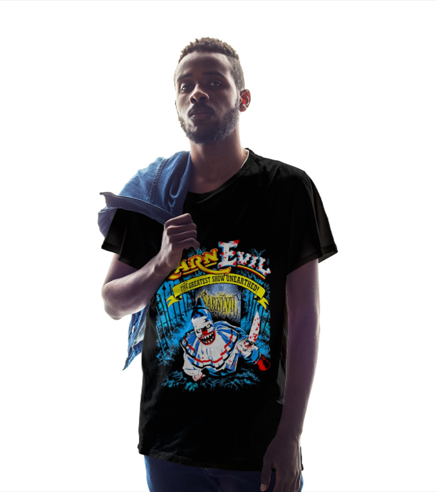 CarnEvil The Greatest Show Unearthed Creepy Clown Horror T-Shirt