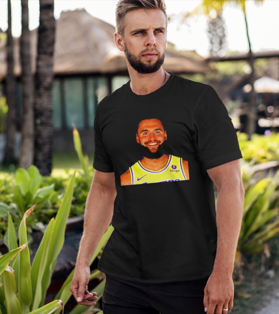 Charlie Kirk And LeBron James Los Angeles Lakers Basketball Meme T-Shirt