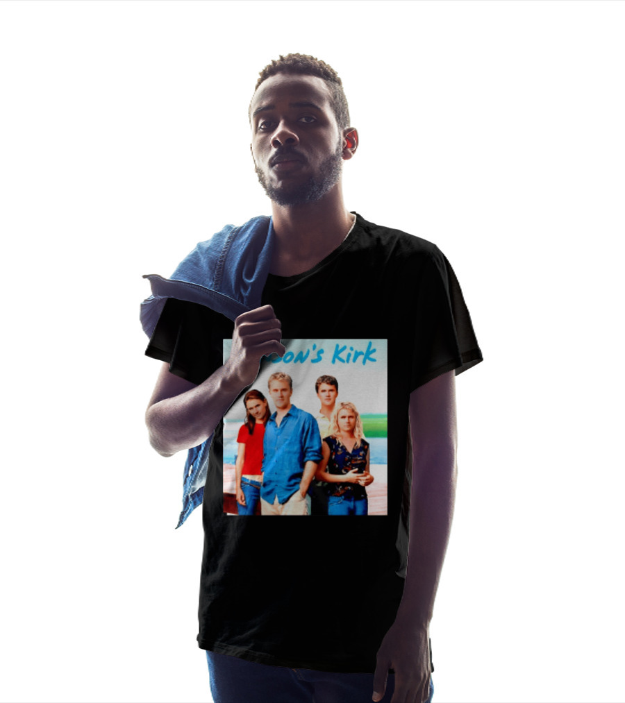 Dawson's Kirk 90s TV Cast Scenic Backdrop T-Shirt