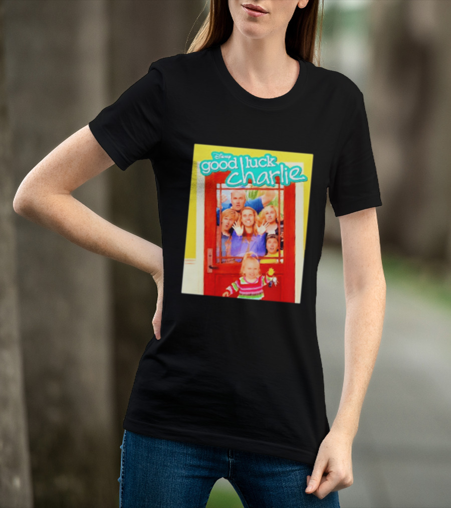Disney Good Luck Charlie Family Door Scene T-Shirt