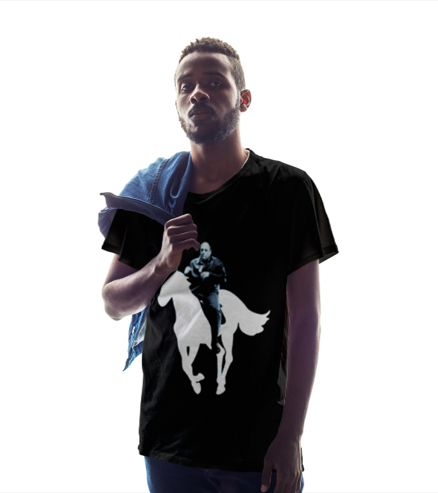 Rogue Co Pie O My Own Summer Millennial Sopranos Iconic Horse Scene T-Shirt