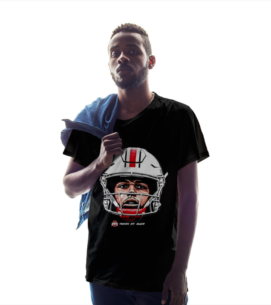Ohio State Buckeyes Tavien St. Clair Game Face NCAA Football T-Shirt