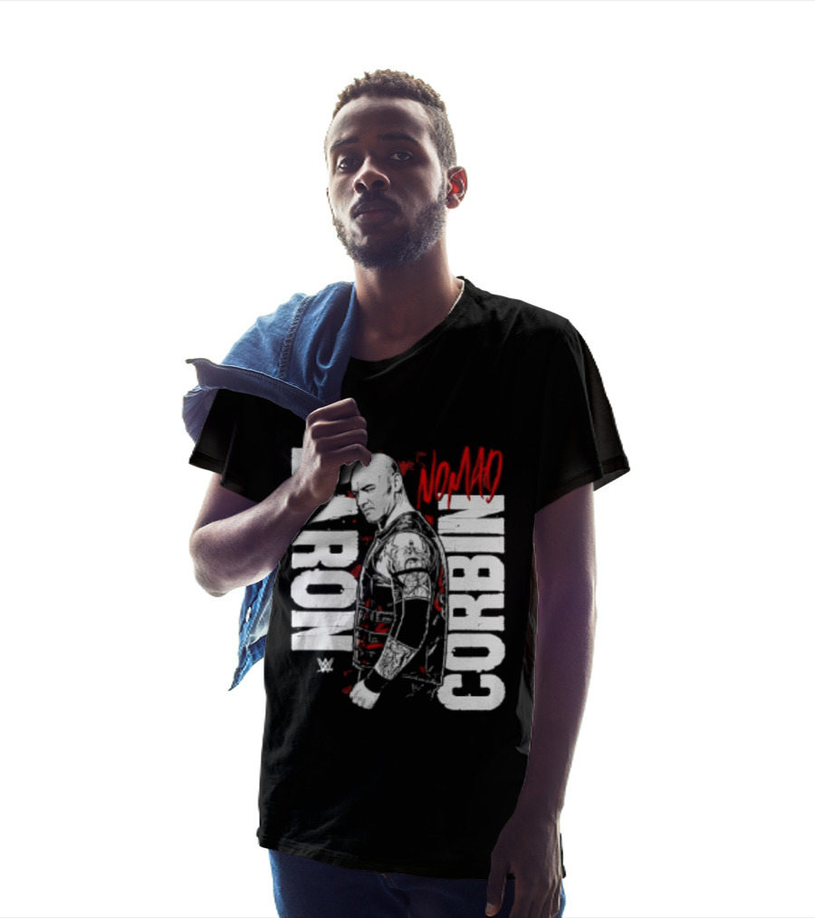 Baron Corbin WWE Nomad Vertical Name Wrestling Superstar T-Shirt