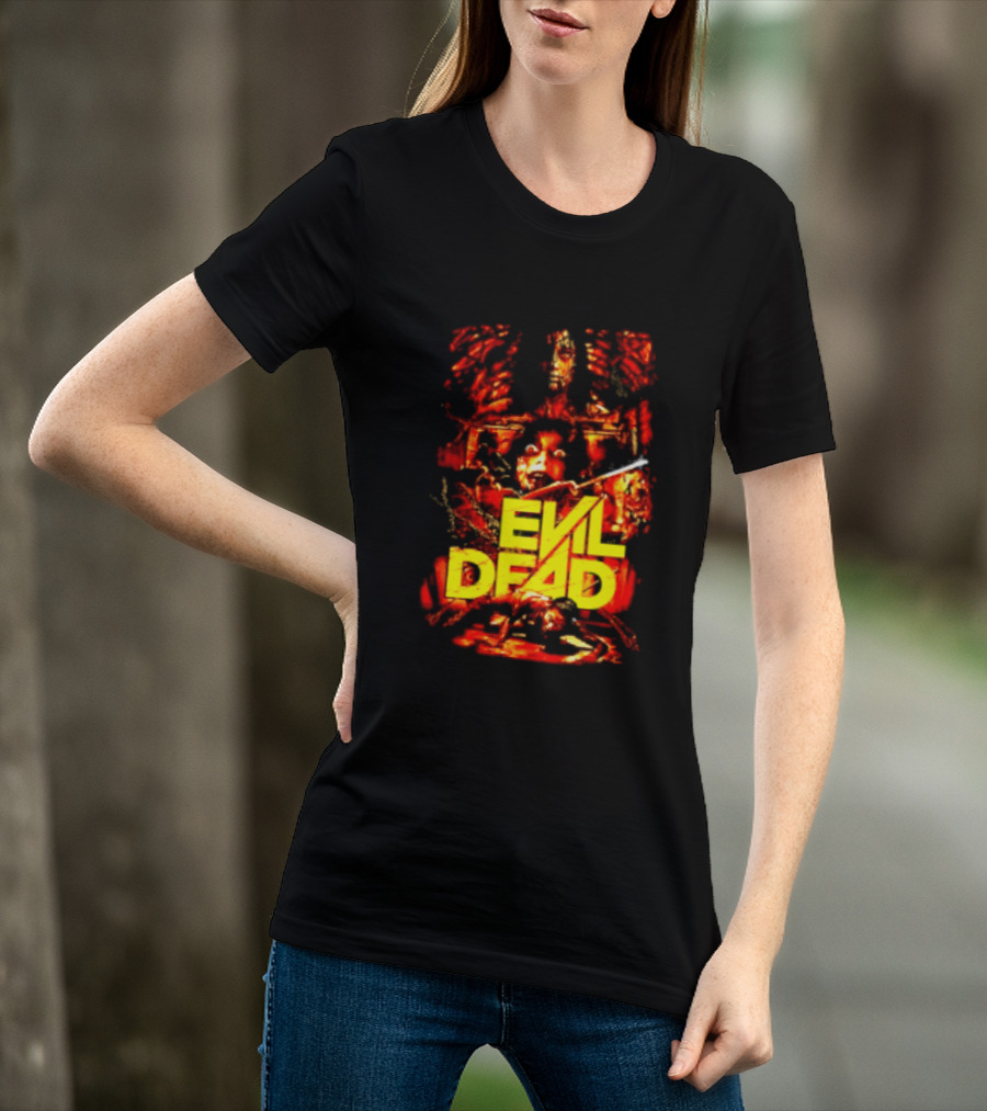 Evil Dead Classic Horror Movie Sam Raimi Iconic Cult T-Shirt