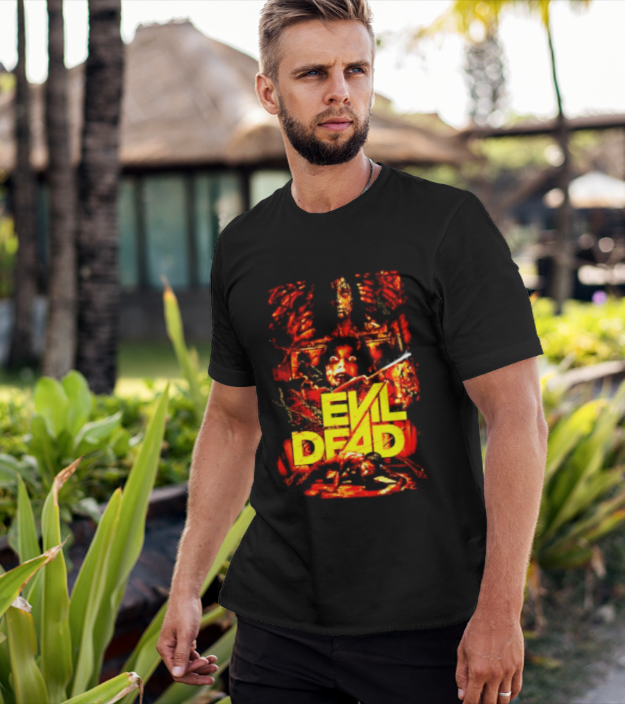 Evil Dead Classic Horror Movie Sam Raimi Iconic Cult T-Shirt