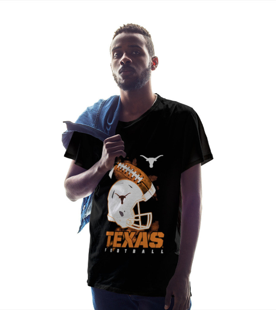 Texas Longhorns Football Helmet Glory NCAA Highlights T-Shirt