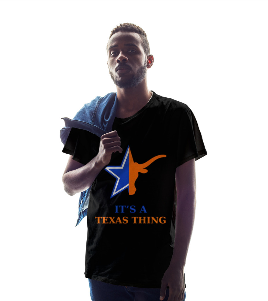 It's A Texas Thing Dallas Cowboys Longhorns Fusion T-Shirt