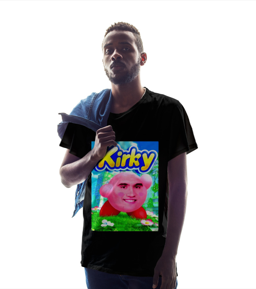 Kirky Charlie Kirk Kirby Meme T-Shirt