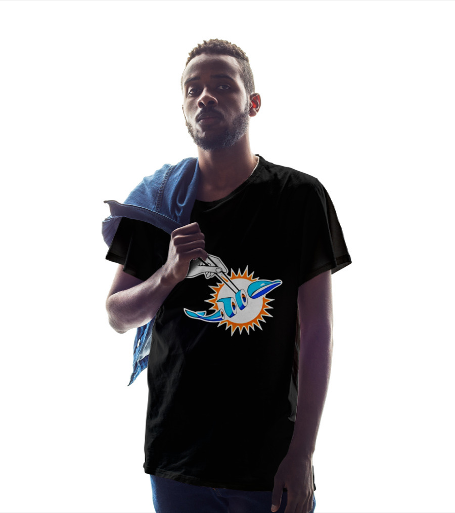 Maxx Crosby Las Vegas Raiders Sushi Miami Dolphin T-Shirt