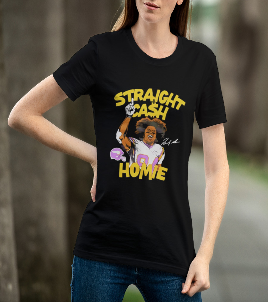 Minnesota Vikings Randy Moss Straight Cash Homie 84 T-Shirt