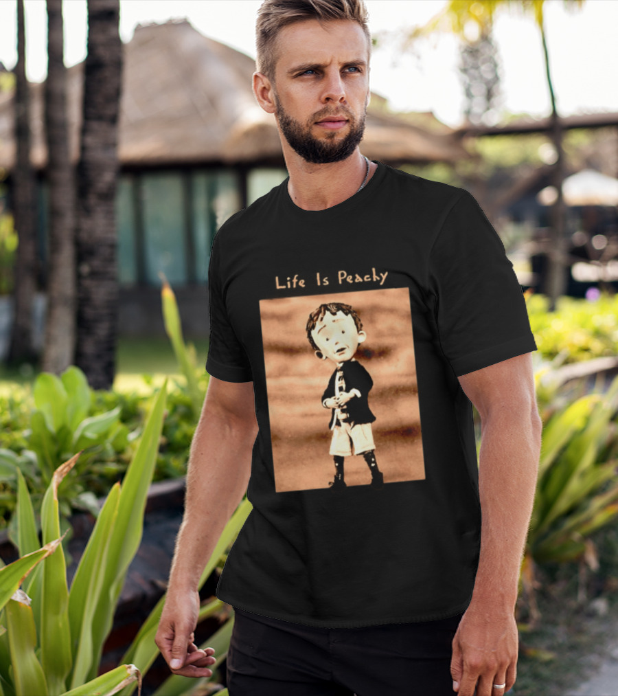 Life Is Peachy Korn Nu Metal Character Jonathan Davis T-Shirt
