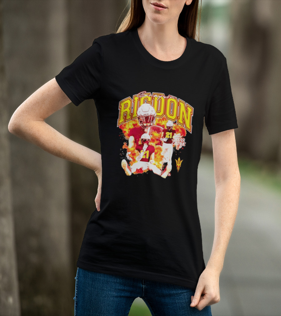 Grayson Rigdon 21 Arizona State Texas Tempe Football Player T-Shirt