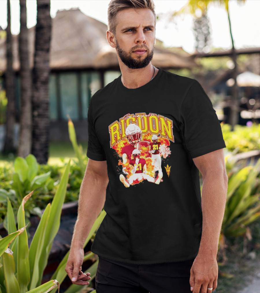 Grayson Rigdon 21 Arizona State Texas Tempe Football Player T-Shirt