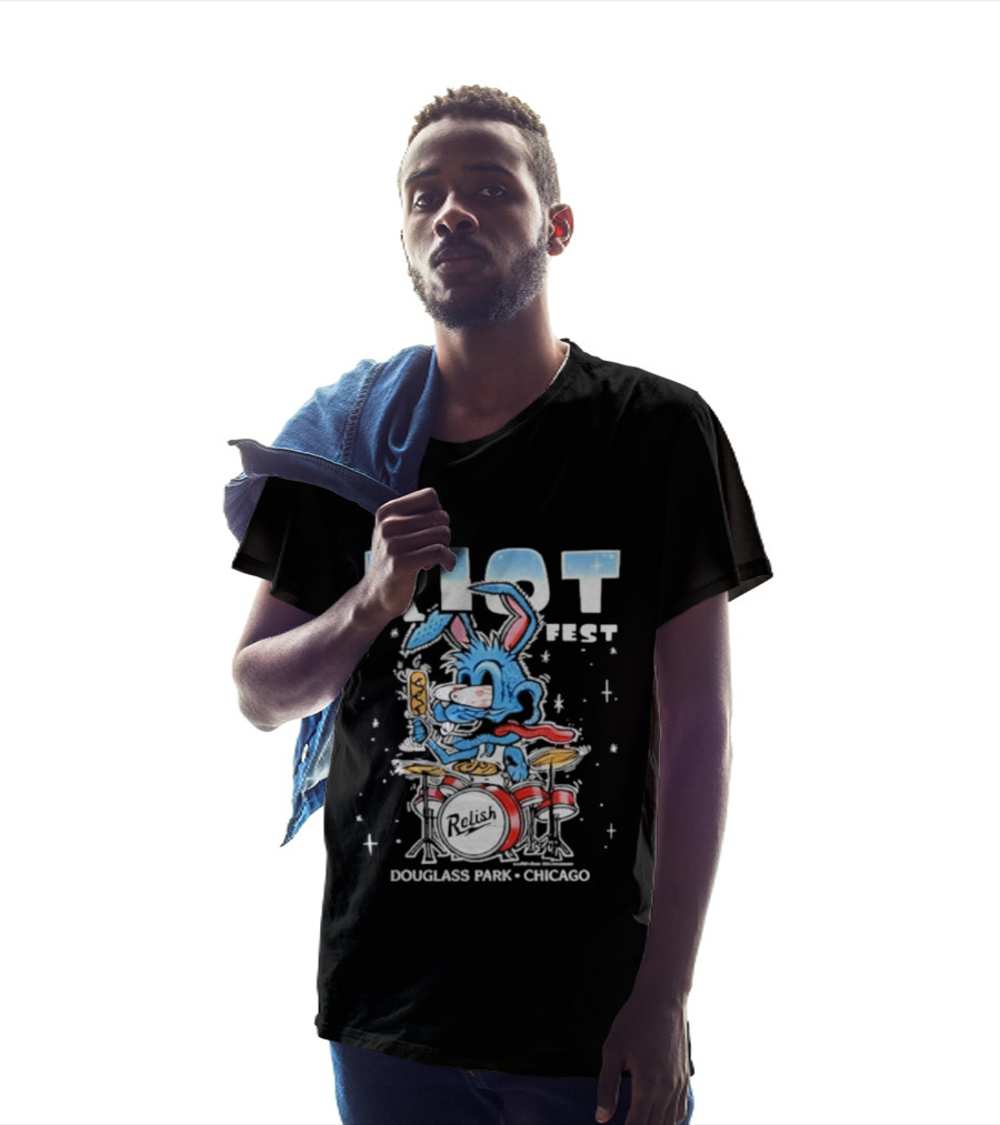Riot Fest 2026 Douglass Park Chicago Exclusive Bunny Drummer September 18 20 2026 T-Shirt