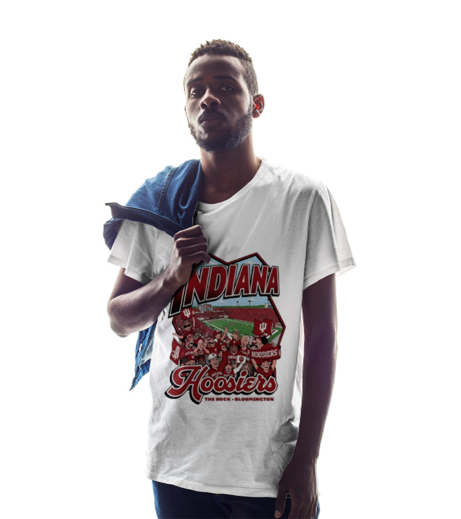 Indiana Hoosiers Football The Rock Bloomington Memorial Stadium Crowd Scene T-Shirt