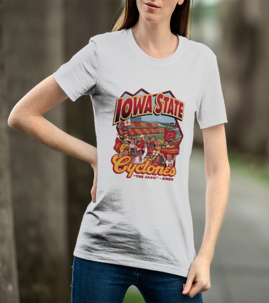 Iowa State Cyclones Football Fans At The Jack Trice Stadium Ames T-Shirt