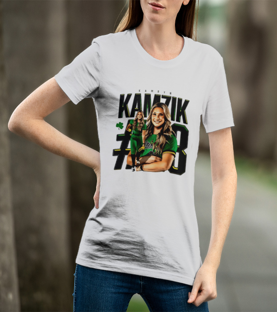 Kamryn Kamzik #23 Notre Dame NCAA Softball Player T-Shirt