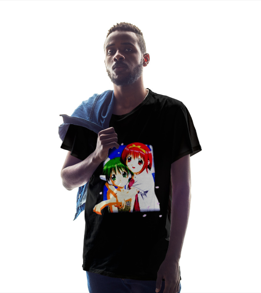Aquaplus Hike Softgarage Chillweeb Anime Girls Cherry Blossom Hugging Scene T-Shirt