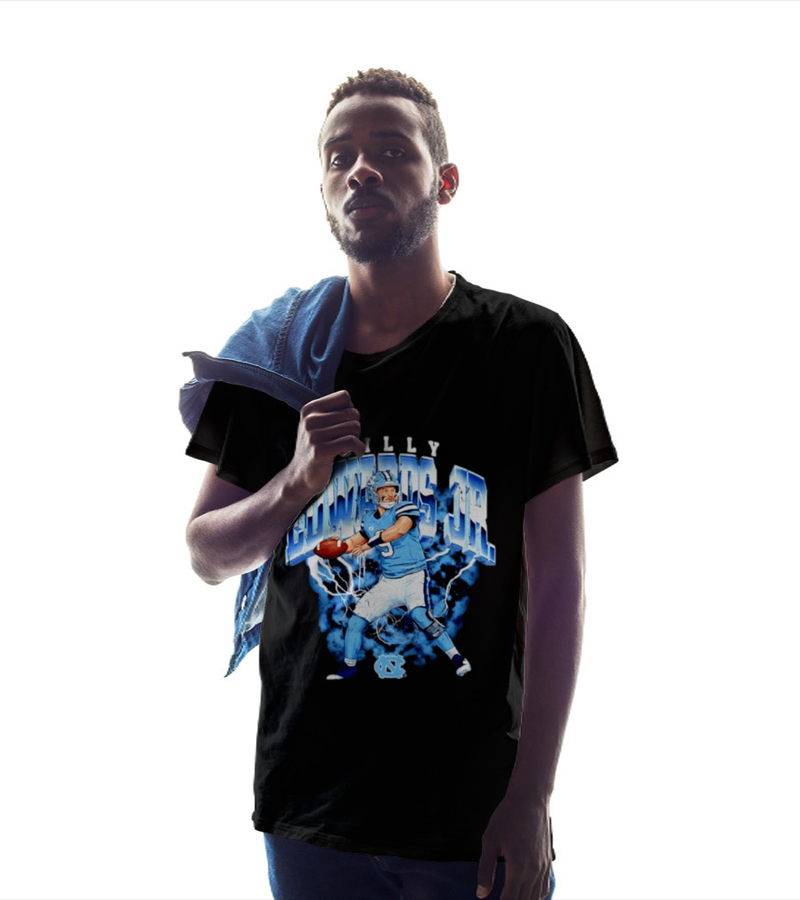 Billy Edwards Jr 9 North Carolina Tar Heels NCAA Football Player T-Shirt