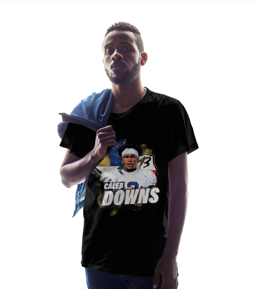Caleb Downs Number 13 Lone Star State Football Dallas Cowboys T-Shirt