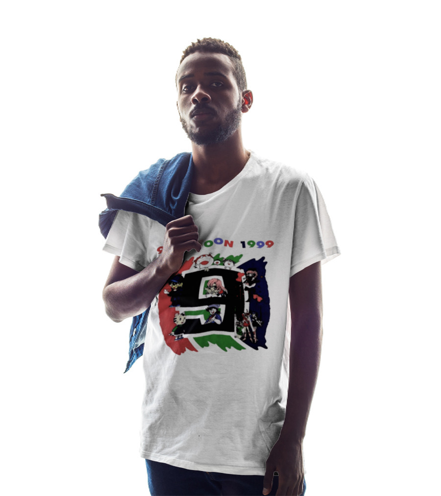9 Cartoon 1999 Anime Characters Nostalgia T-Shirt