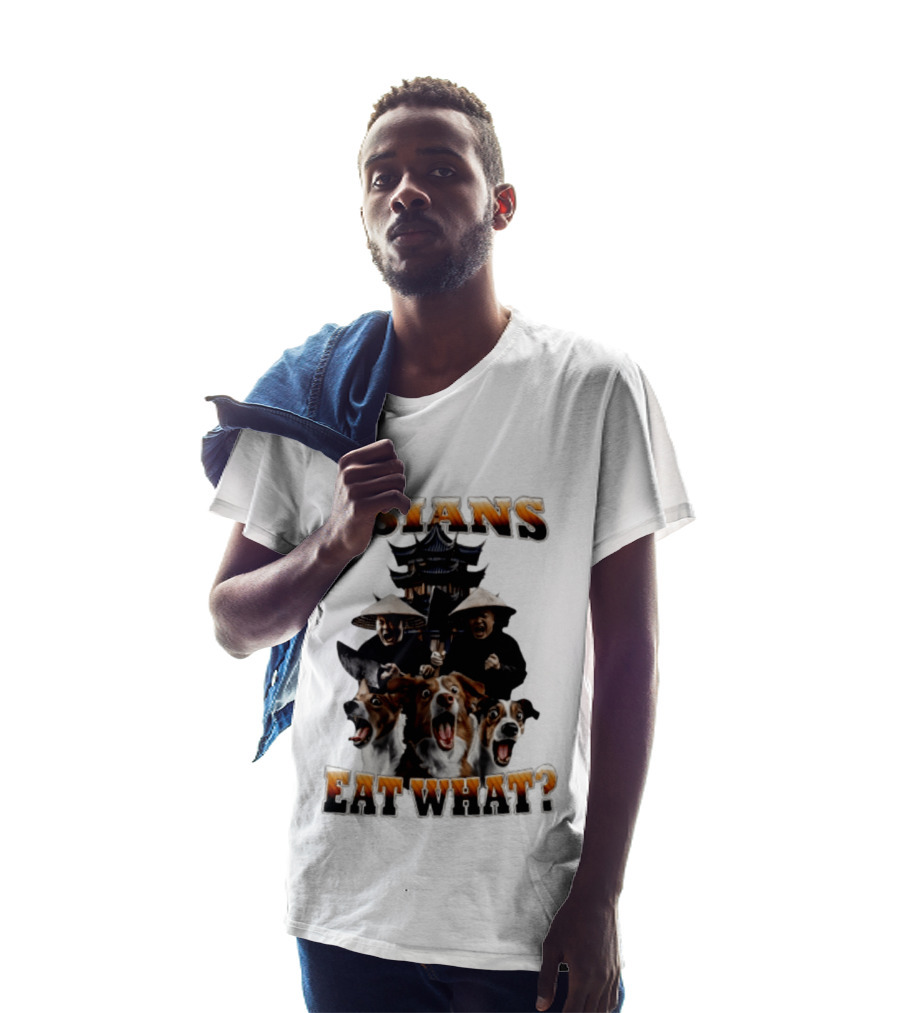 Asians Eat What Pagoda And Dogs Offensive Meme T-Shirt